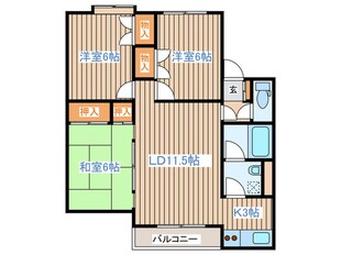 カルムの物件間取画像